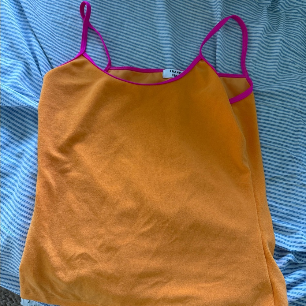Frank & Eileen Orange and Pink Women's Top